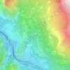 Villard-Bernon topographic map, elevation, terrain