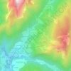 Le Battour topographic map, elevation, terrain