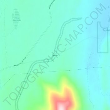 Slagger topographic map, elevation, terrain