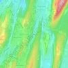 Asnière topographic map, elevation, terrain