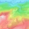Les Chevriers topographic map, elevation, terrain