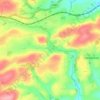 Langford topographic map, elevation, terrain