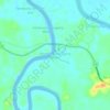 Kampung Stunggang Dayak topographic map, elevation, terrain