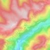 Le Raindé topographic map, elevation, terrain