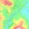 Chemesquemena topographic map, elevation, terrain