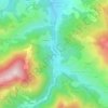 Ourjout topographic map, elevation, terrain