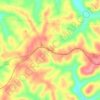 Taswell topographic map, elevation, terrain