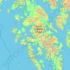 Prince of Wales-Hyder (CA) topographic map, elevation, terrain