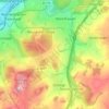 Tauschwitz topographic map, elevation, terrain