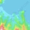 Waikawau topographic map, elevation, terrain