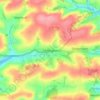 Chillington topographic map, elevation, terrain