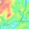 Higher Beara topographic map, elevation, terrain