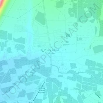 Prince Alfred Hamlet topographic map, elevation, terrain