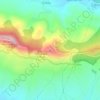 Carrascal topographic map, elevation, terrain