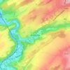 Vieuxville topographic map, elevation, terrain