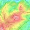 Upper Hoyland topographic map, elevation, terrain