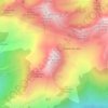 Pointe de Nantaux topographic map, elevation, terrain