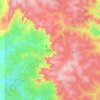 N'Délé topographic map, elevation, terrain