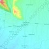 San Manuel topographic map, elevation, terrain