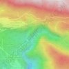 Valle Orsara topographic map, elevation, terrain