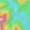 Cadini del Brenton topographic map, elevation, terrain