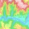 Solignac topographic map, elevation, terrain