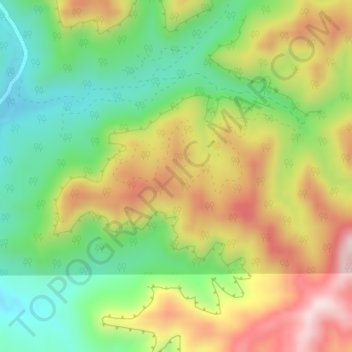 Millet Point topographic map, elevation, terrain