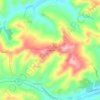 San Michele topographic map, elevation, terrain