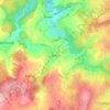 Givry topographic map, elevation, terrain