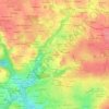 Messioual topographic map, elevation, terrain