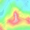 Stetind topographic map, elevation, terrain