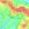 Les Rouges Verts topographic map, elevation, terrain