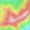 La Pedriza topographic map, elevation, terrain