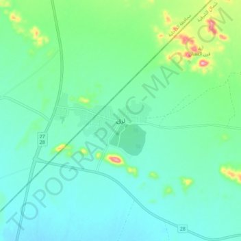 Lizq topographic map, elevation, terrain