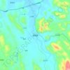 笆篱镇 topographic map, elevation, terrain