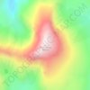 Отгонтэнгэр topographic map, elevation, terrain
