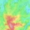 Chantagrioux topographic map, elevation, terrain
