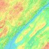 Brockville topographic map, elevation, terrain