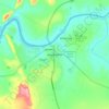 Aliwal North topographic map, elevation, terrain