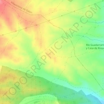 Villaviciosa topographic map, elevation, terrain