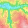 Les Vincents topographic map, elevation, terrain