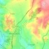 Roughcote topographic map, elevation, terrain
