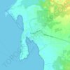 Turbo topographic map, elevation, terrain