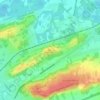 Middelberg topographic map, elevation, terrain