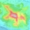 Mont des Oiseaux topographic map, elevation, terrain