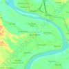 Santo Tomas topographic map, elevation, terrain