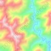 Liangjiashan topographic map, elevation, terrain