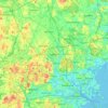 Woburn topographic map, elevation, terrain