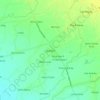 Quezon topographic map, elevation, terrain