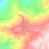 Mount Nebo topographic map, elevation, terrain